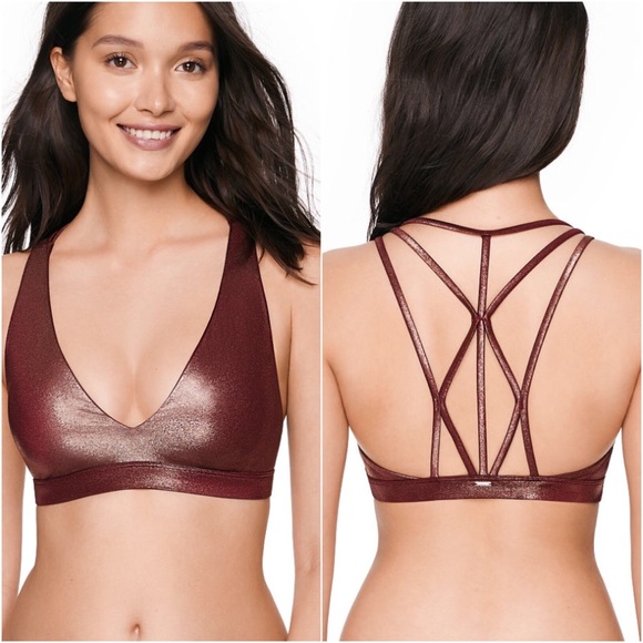 PINK Victoria's Secret Other - 🛍 VS Pink Ultimate Shine Sports Bra M NWT